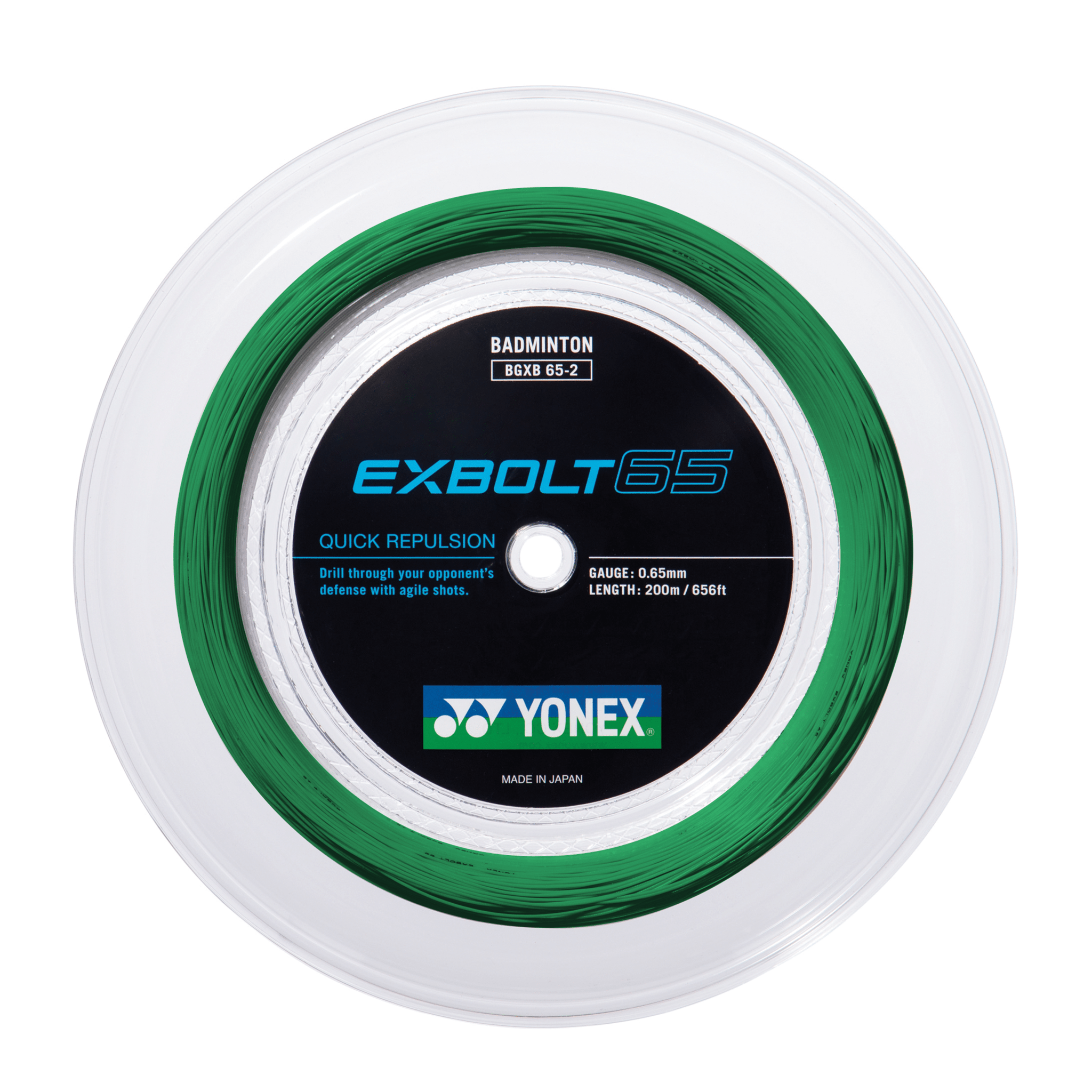 Yonex BG EXBOLT 65 Badminton String 200M - 2G SPORTS