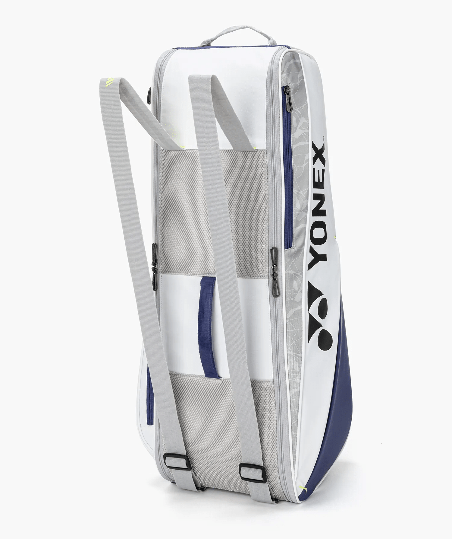 Yonex Club Series Badminton Racquet Bag (6pcs) BA52526EX (White/ Blue) - 2G SPORTS