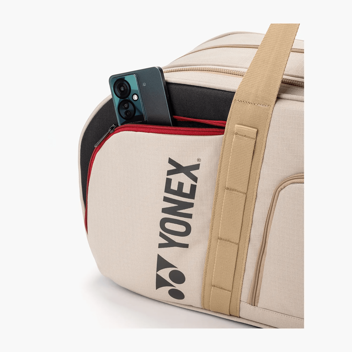 Yonex Gearlogic Badminton/ Tennis Racquet Bag (6pcs) BA72631WEX (Beige) - 2G SPORTS