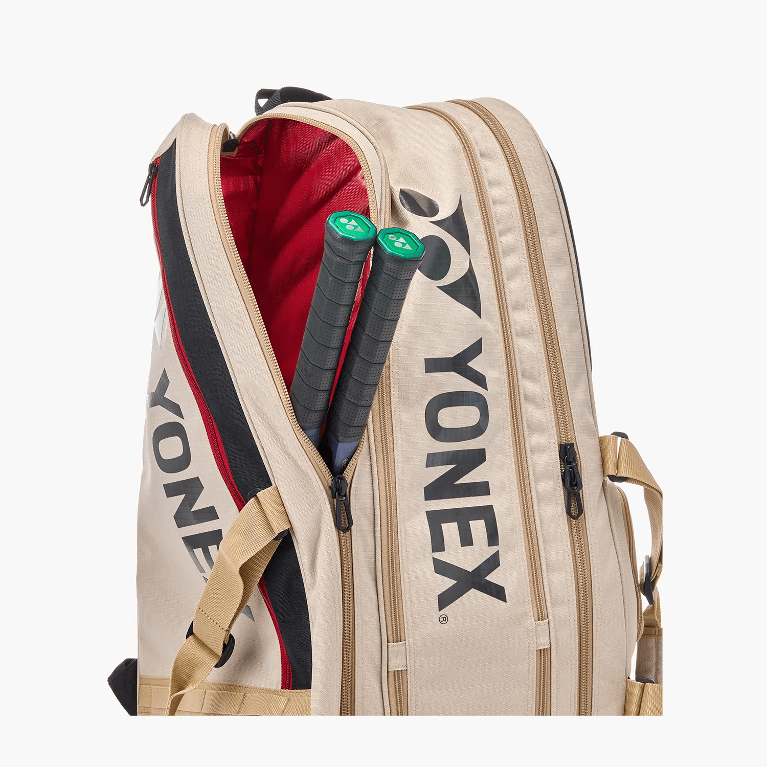 Yonex Gearlogic Racquet Badminton/ Tennis Sports Bag (9pcs) BA72629EX (Beige) - 2G SPORTS