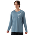 Yonex Longsleeves Sports Shirt (Fitted Style) 16807 (Felt Blue) MEN'S - 2G SPORTS