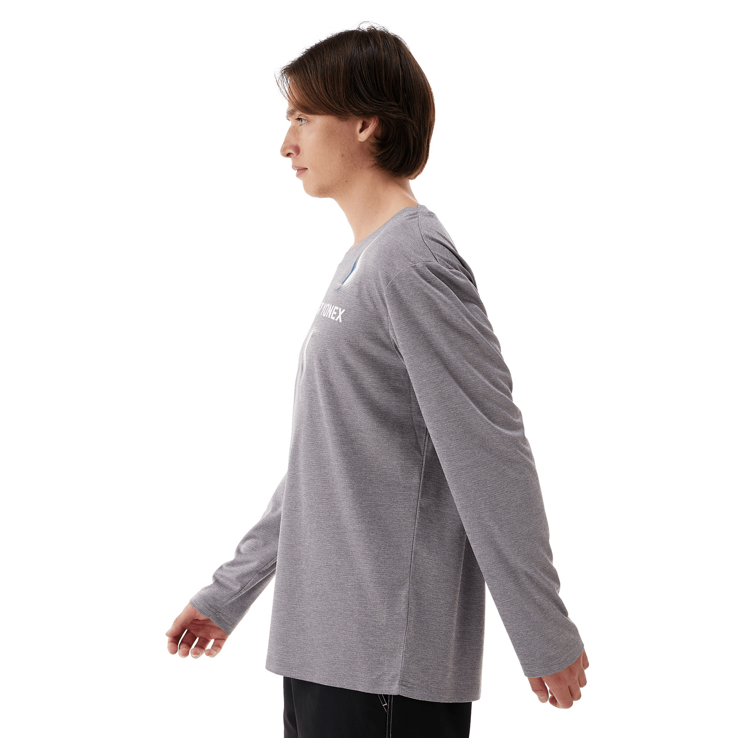 Yonex Longsleeves Sports Shirt (Fitted Style) 16807 (Gray) MEN'S - 2G SPORTS