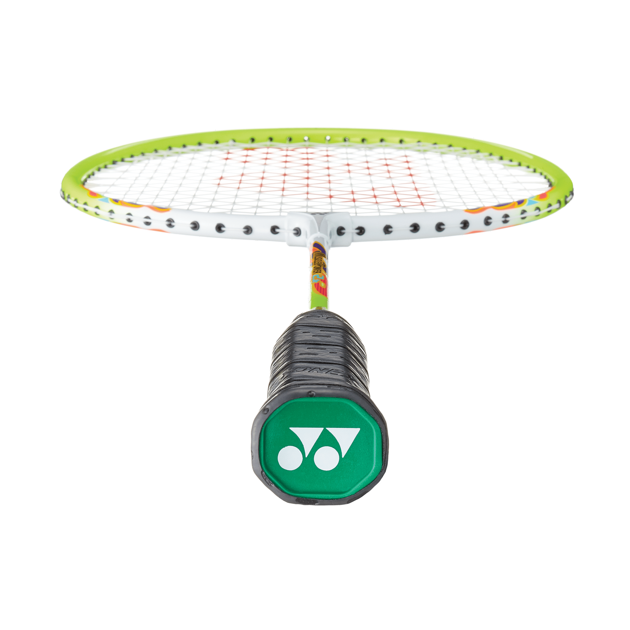 Yonex Muscle Power 2 Junior Badminton Racquet (White/ Lime Yellow) 4U(83g)G5 (Ready to Go) - 2G SPORTS