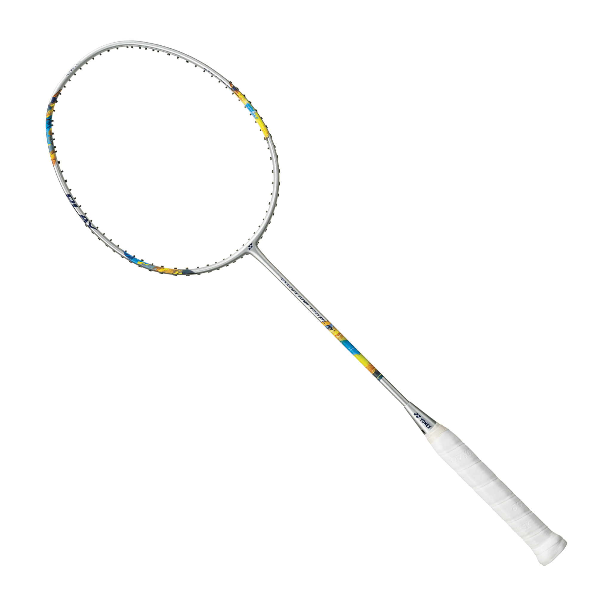 Yonex Nanoflare 700 Play Badminton Racquet (Silver/ Sky Blue) 4U(83g)G5 (Ready to Go) - 2G SPORTS
