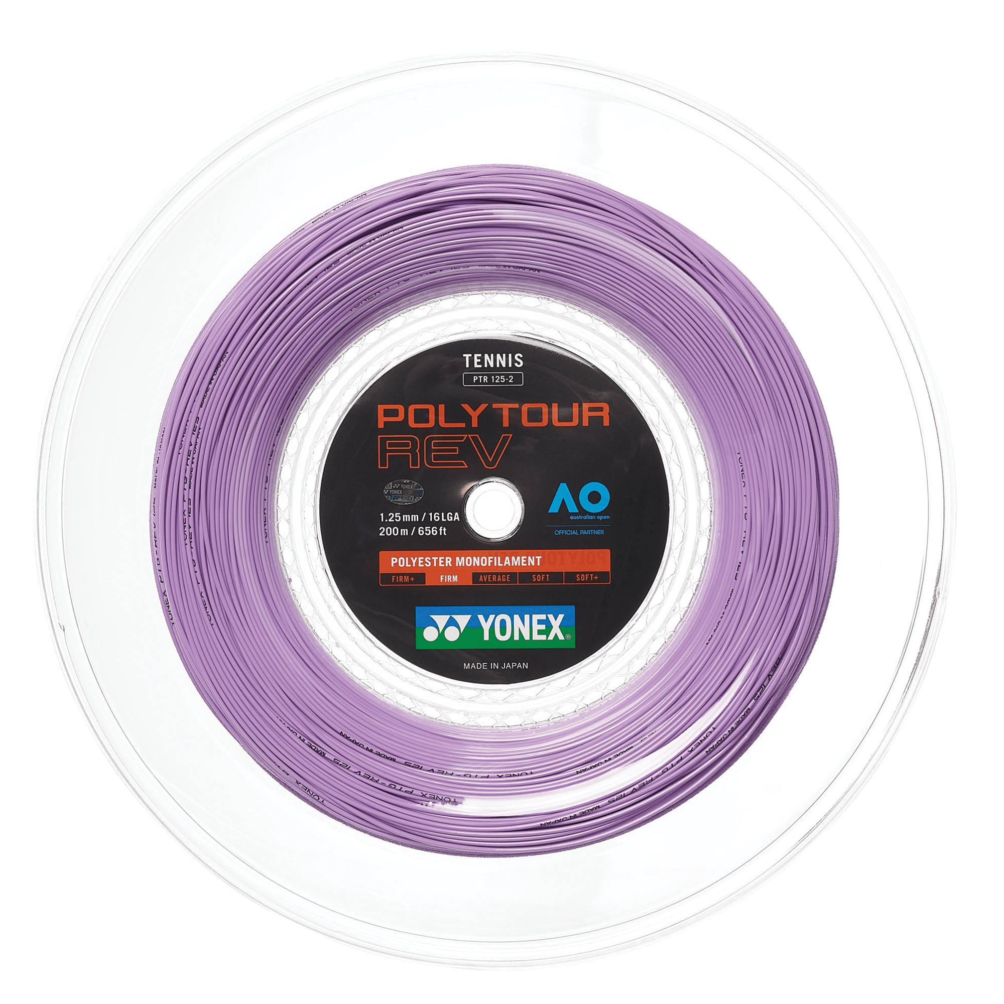 Yonex Polytour Rev 1.25 Tennis String 200M - 2G SPORTS