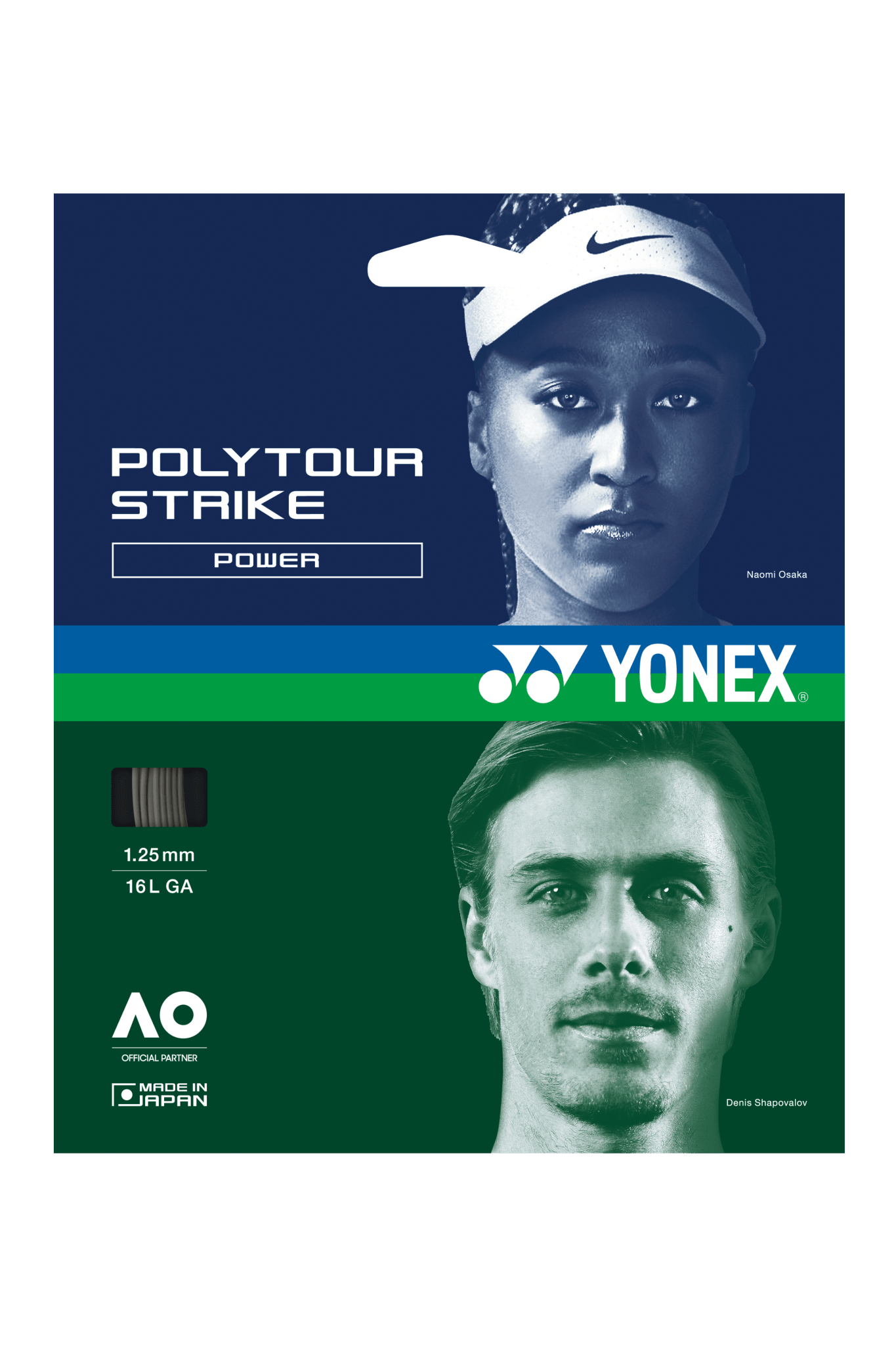 Yonex Polytour Strike 1.25 Tennis String Single Pack - 2G SPORTS