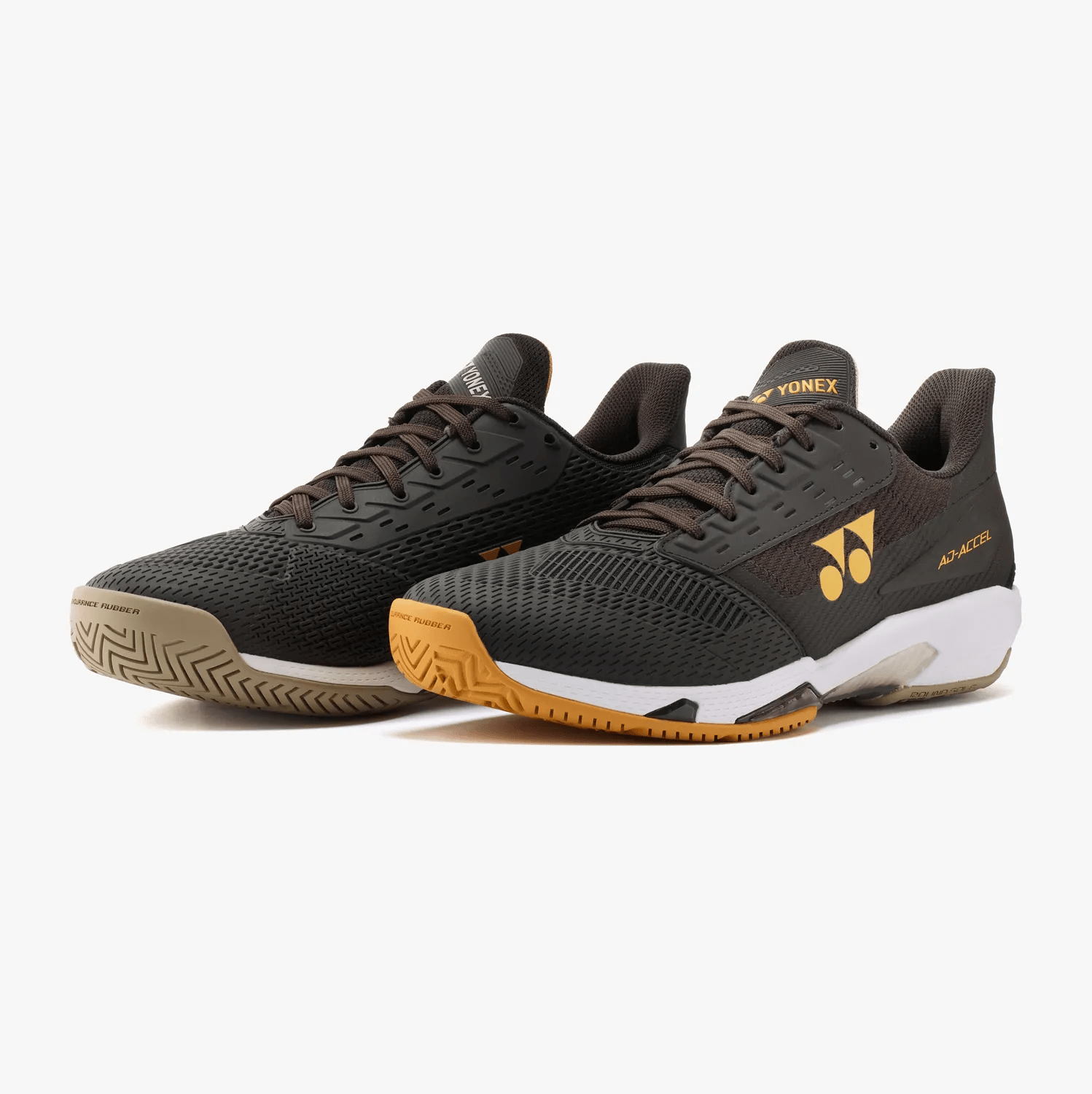 Yonex Power Cushion 2026 AD-ACCEL WIDE All-Court Tennis Shoes (Espresso Brown) MEN'S - 2G SPORTS