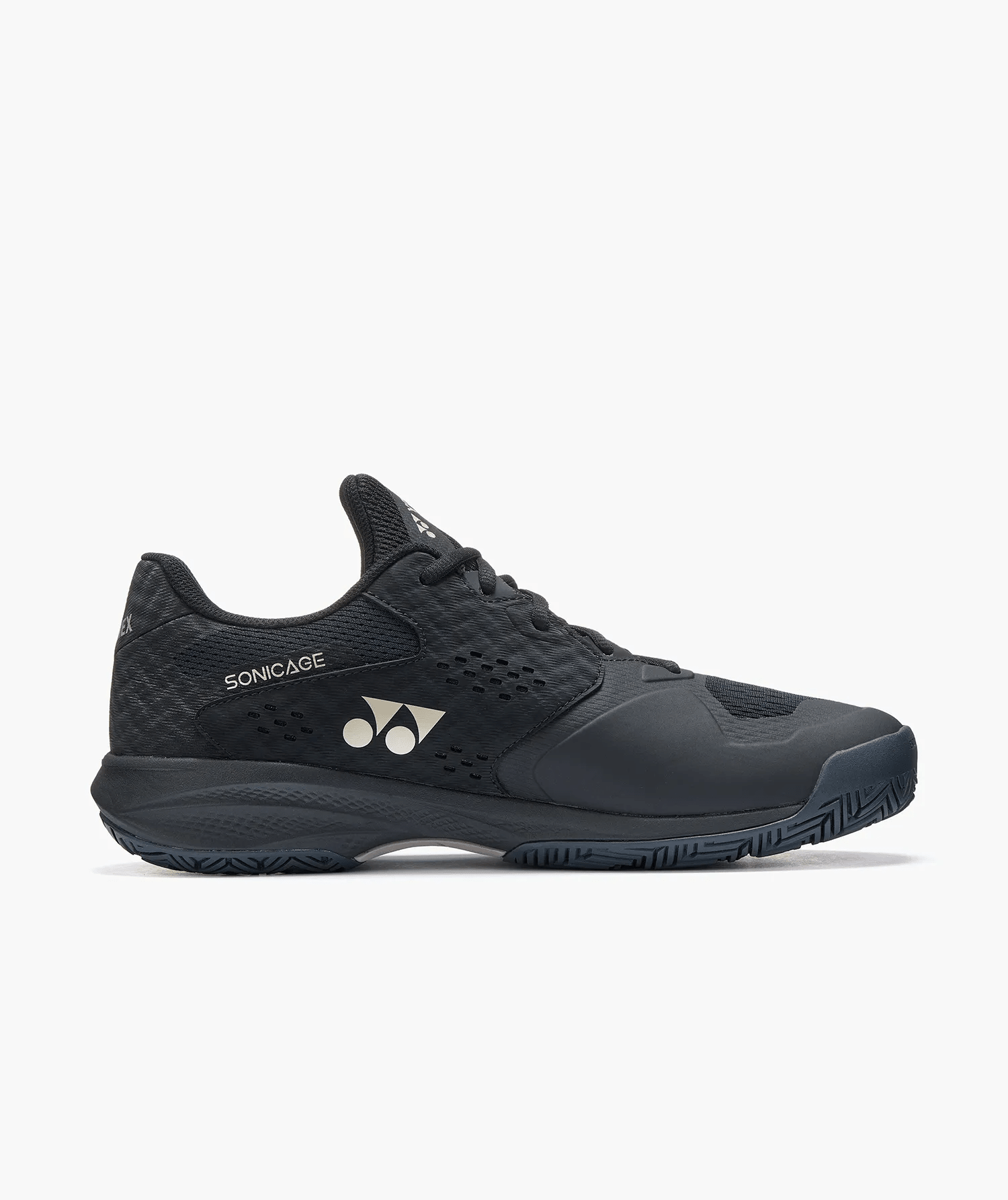 Yonex Power Cushion 2026 SONICAGE All-Court Tennis Shoes (Black/ Mocha Grey) MEN'S - 2G SPORTS