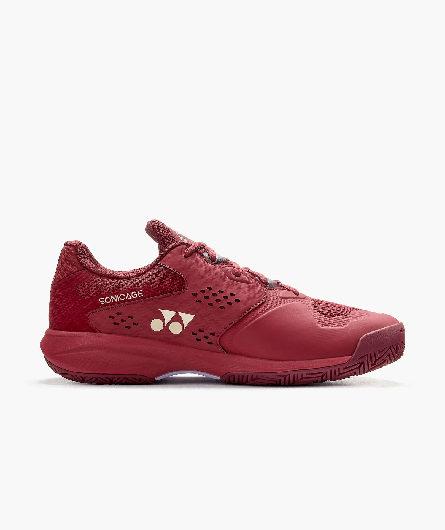 Yonex Power Cushion 2026 SONICAGE All-Court Tennis Shoes (Dark Red) MEN'S - 2G SPORTS