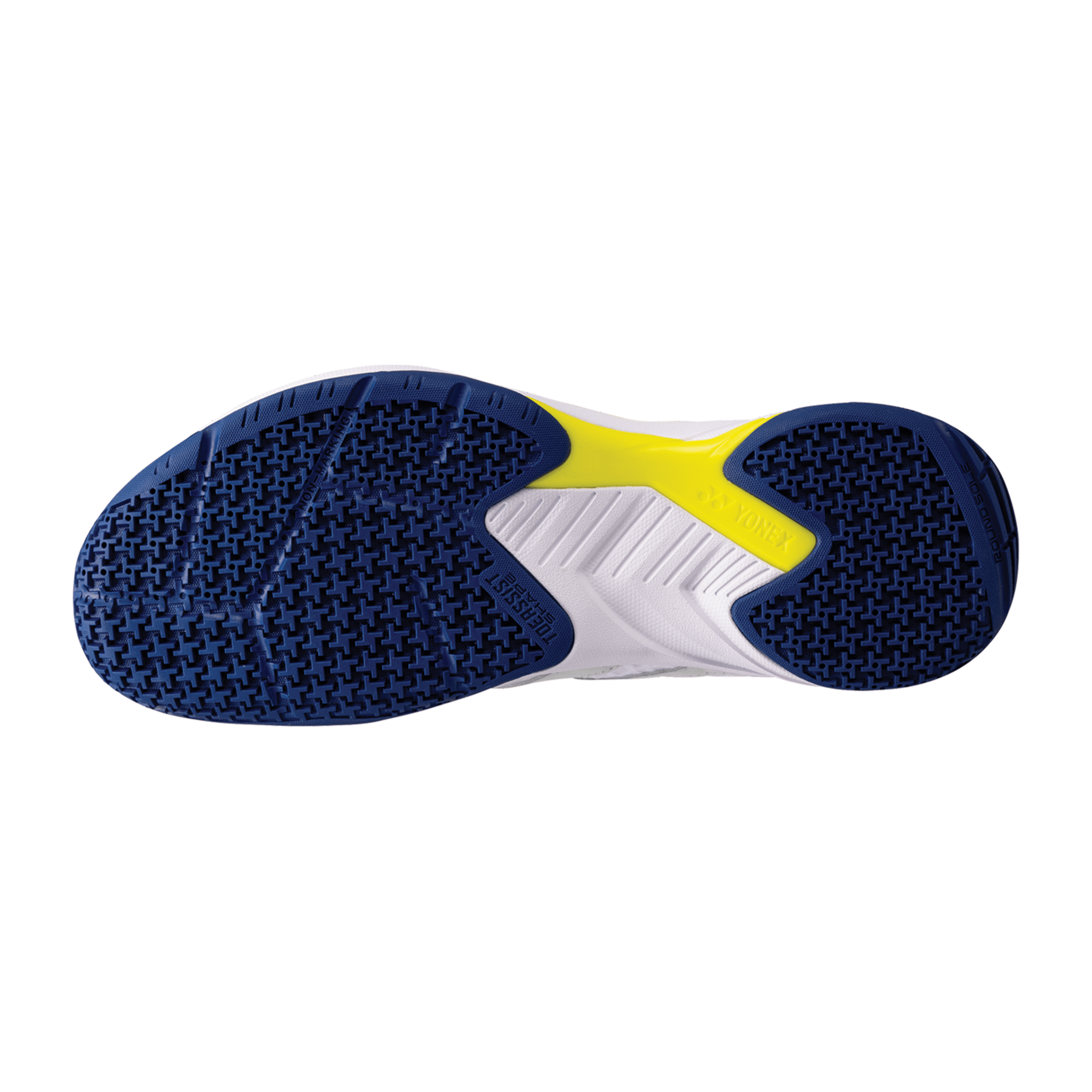 Yonex Power Cushion Cascade Accel Badminton Shoes (White/ Navy) UNISEX - 2G SPORTS