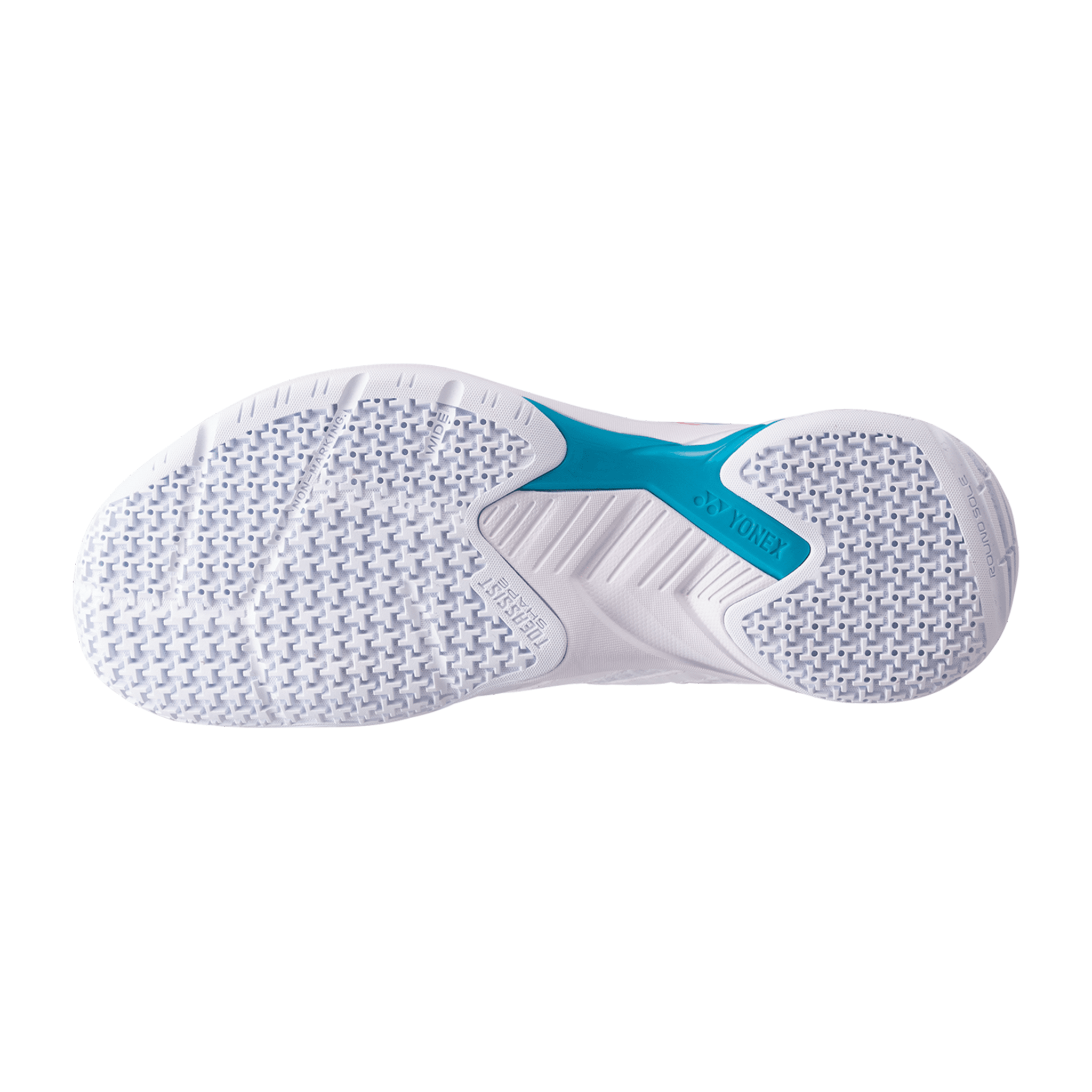Yonex Power Cushion Cascade Accel WIDE Badminton Shoes (White/ SkyBlue) UNISEX - 2G SPORTS