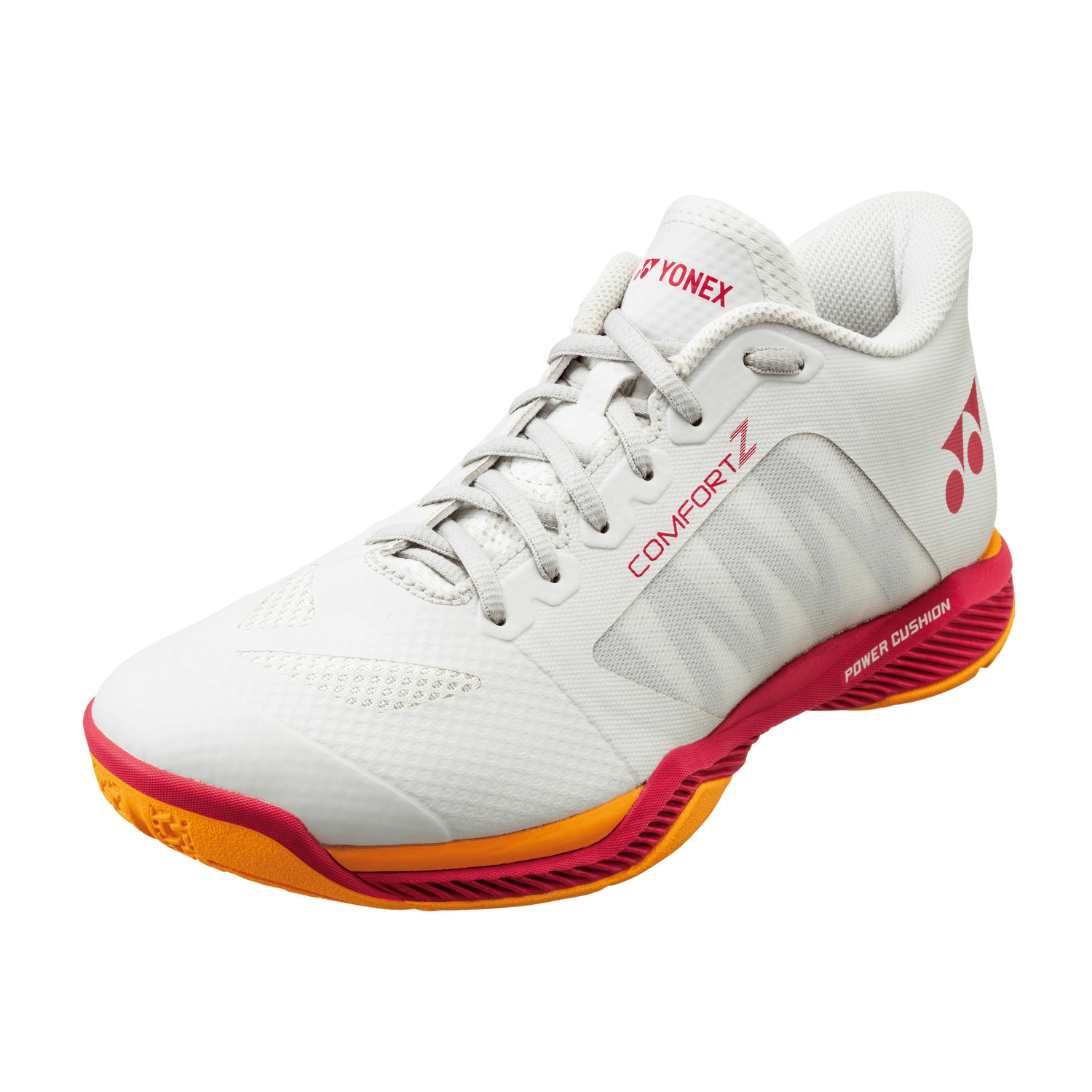 Yonex Power Cushion Comfort Z 3 WIDE Badminton Shoes Off (White/ Red) (One-Off Limited) UNISEX (Clearance) - 2G SPORTS