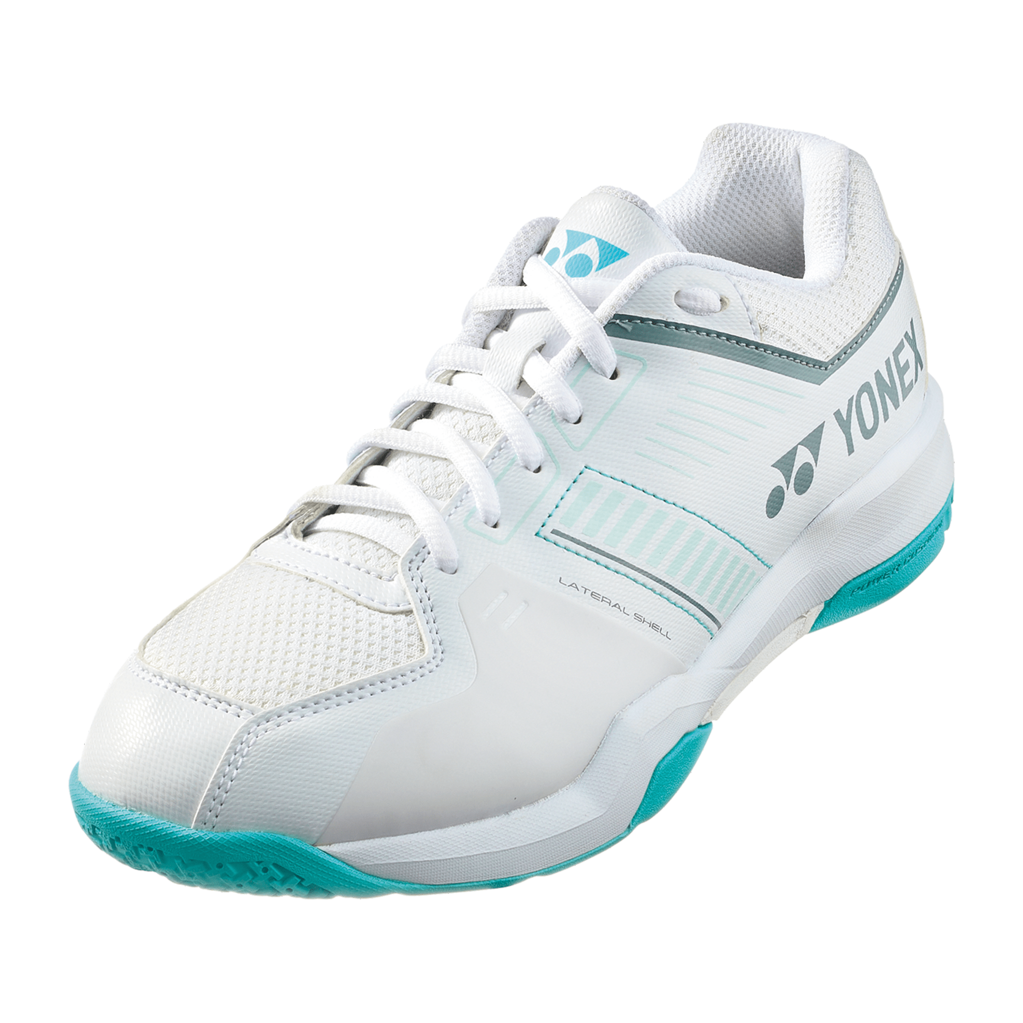 Yonex Power Cushion Strider Flow Badminton Shoes (White/ Mint) MEN'S - 2G SPORTS