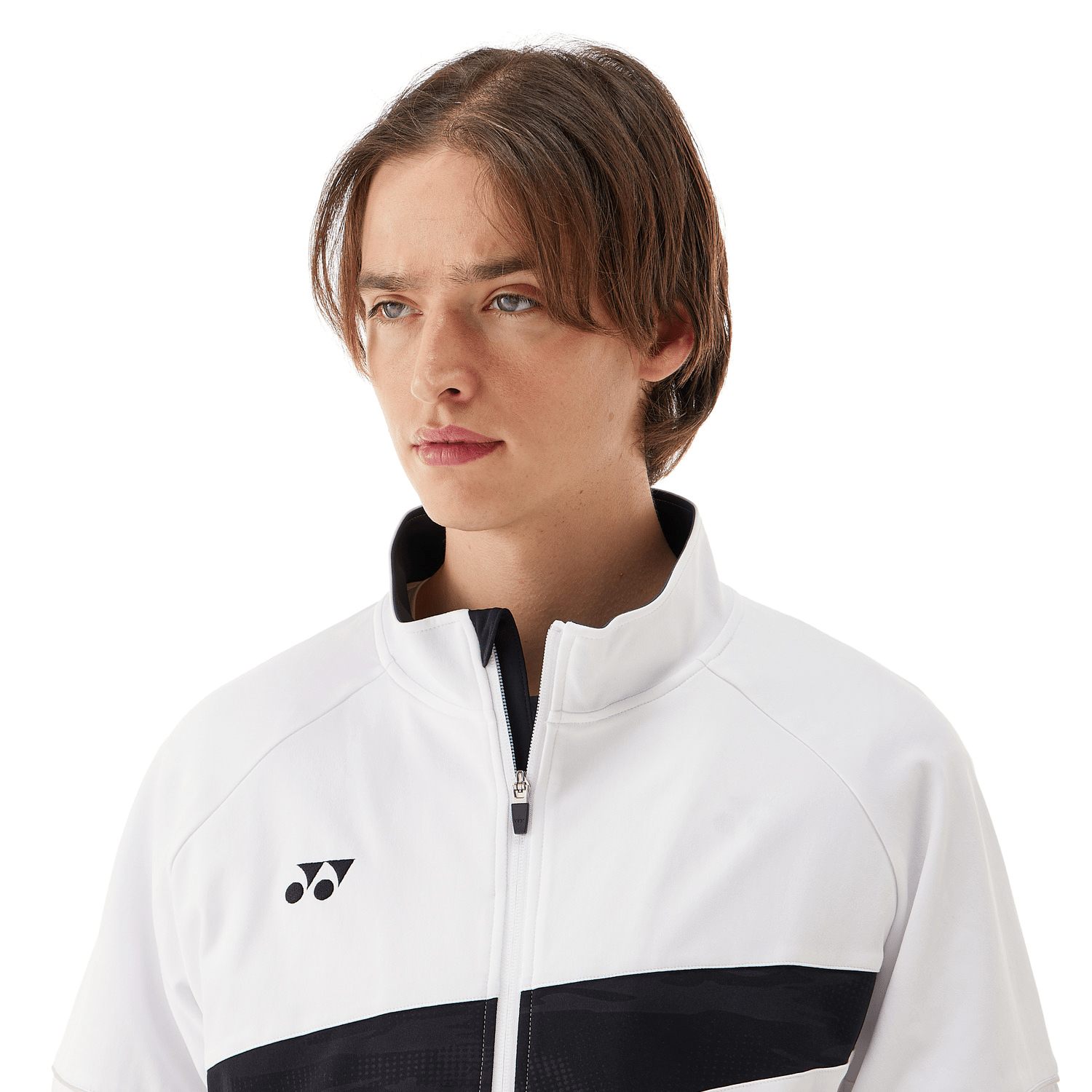 Yonex Premium Knit Jacket (Fitted Style) 50178 White UNISEX - 2G SPORTS
