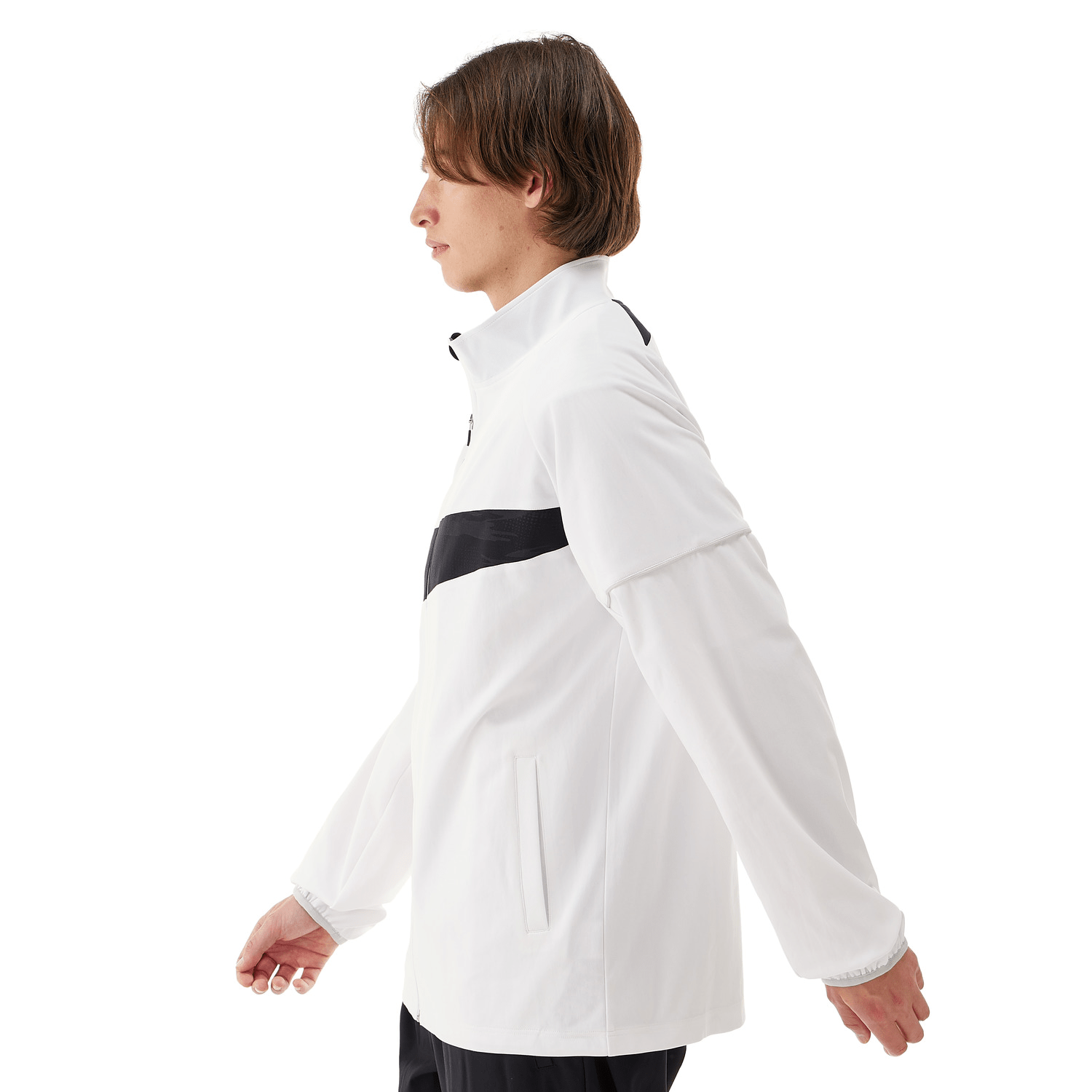 Yonex Premium Knit Jacket (Fitted Style) 50178 White UNISEX - 2G SPORTS