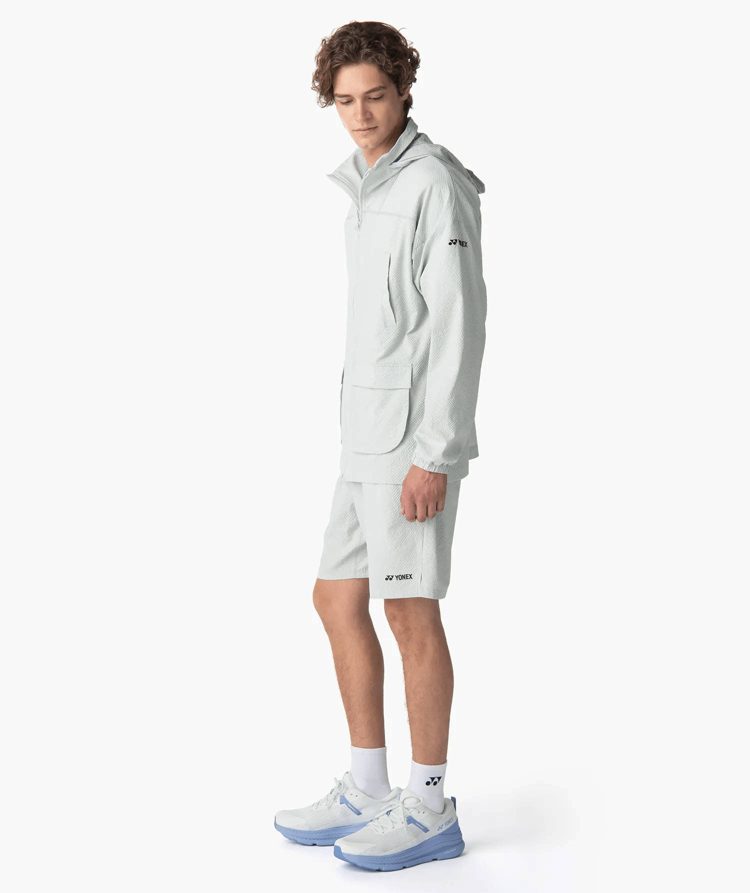 Yonex Premium Warm-up Jacket 50197 (Silver Gray) MEN'S - 2G SPORTS