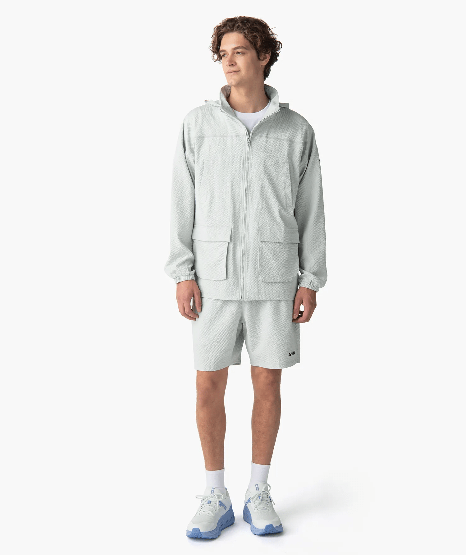 Yonex Premium Warm-up Jacket 50197 (Silver Gray) MEN'S - 2G SPORTS