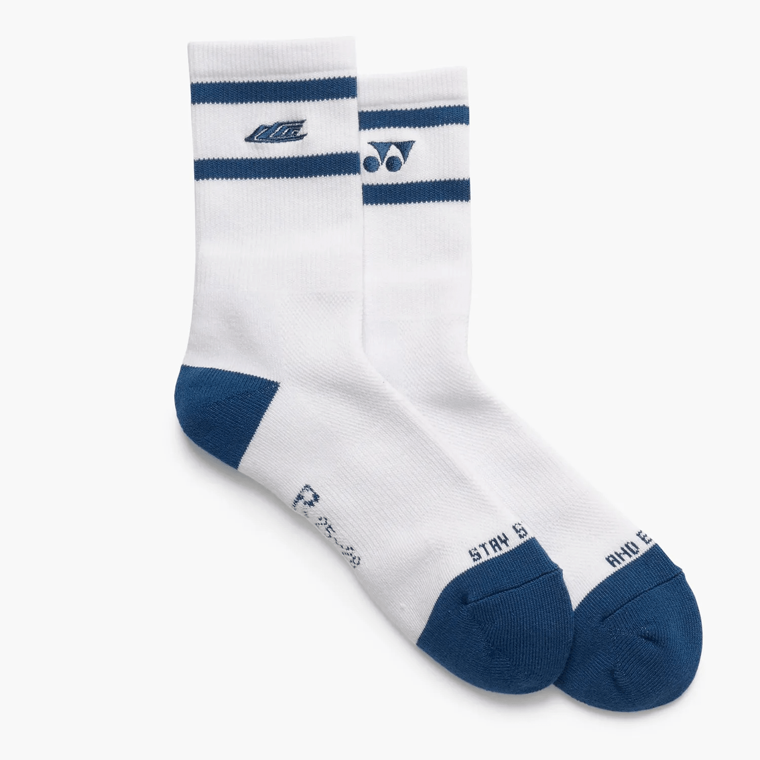 Yonex Sport Crew Socks (Made in Japan) 19257YX (Indigo Blue) - 2G SPORTS