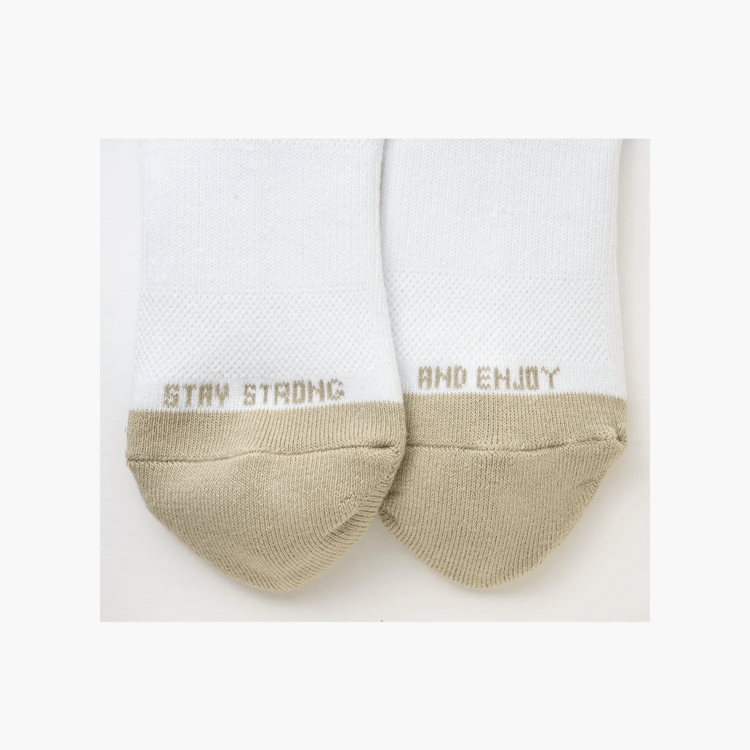 Yonex Sport Crew Socks (Made in Japan) 19257YX (Kahki Beige) - 2G SPORTS