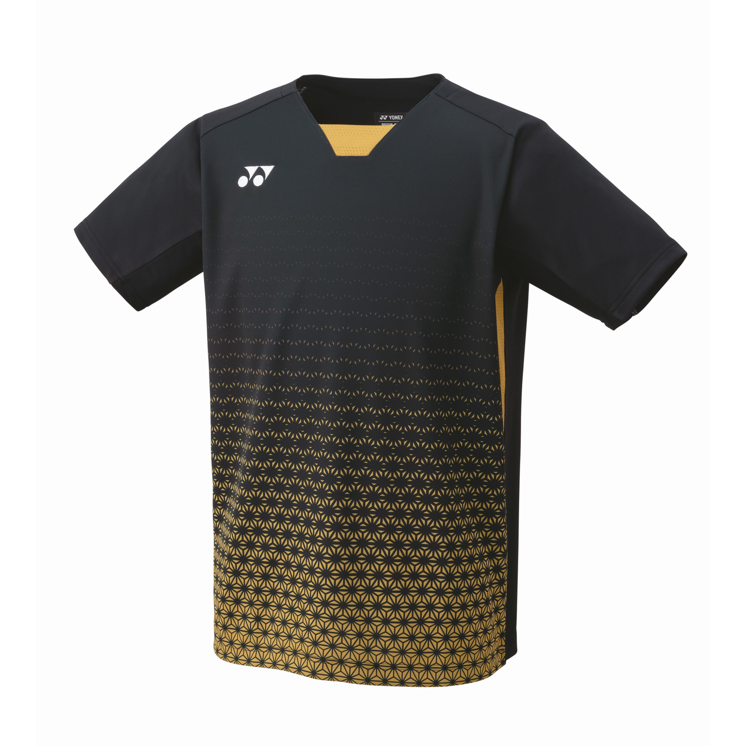 Yonex Japan National Badminton/ Sports Shirt 10615EX Black/ Gold MEN'S