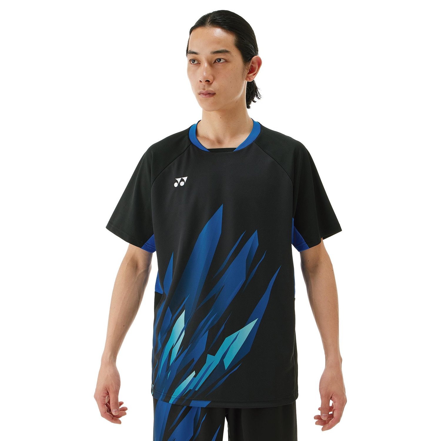 【新品未開封】YONEX Tシャツ 10668 Lサイズ ブラック Yonex Badminton/ Tennis Sports Shirt (Fitted Style) 10668
