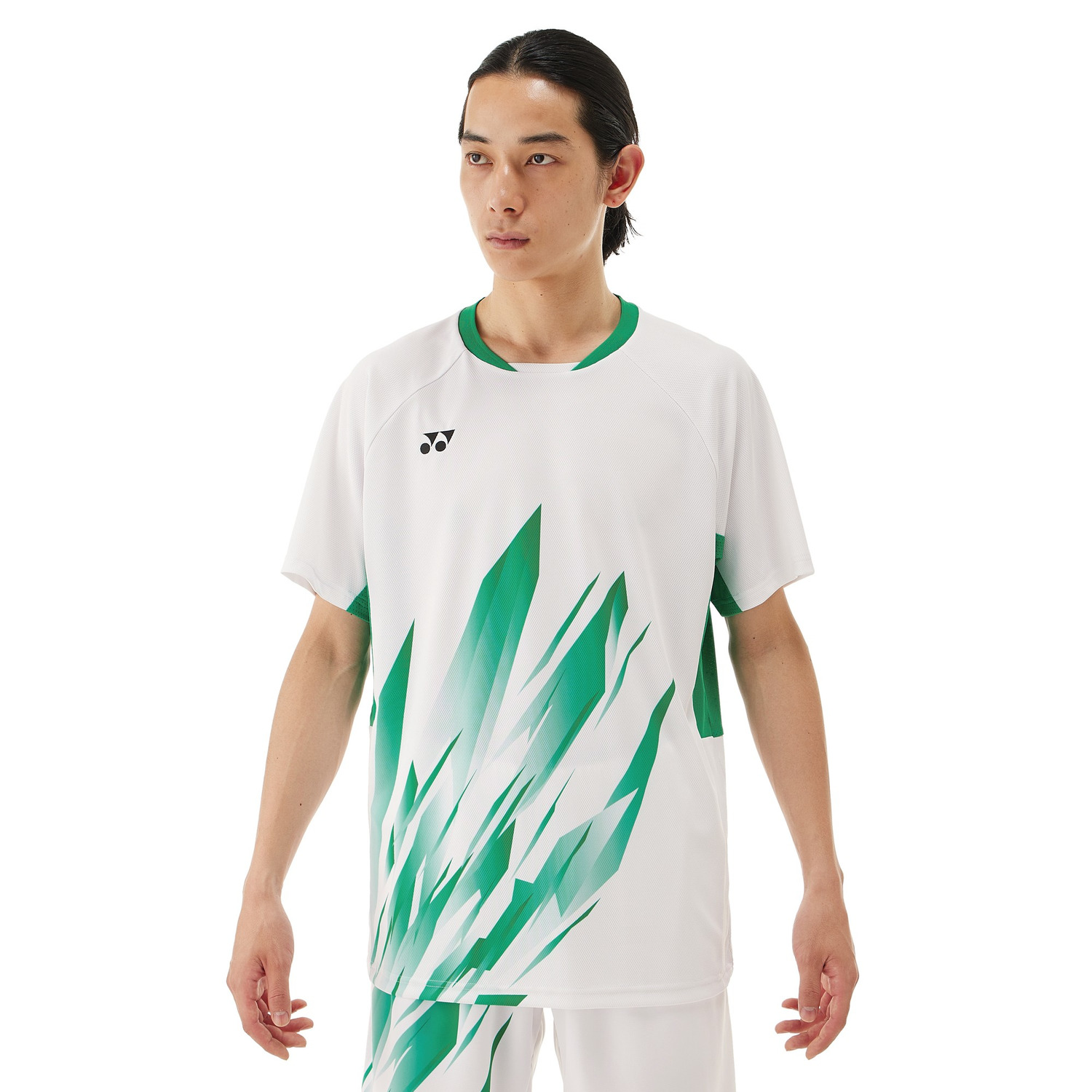 Yonex Badminton/ Tennis Sports Shirt (Fitted Style) 10668 (Made in Japan) White MEN'S