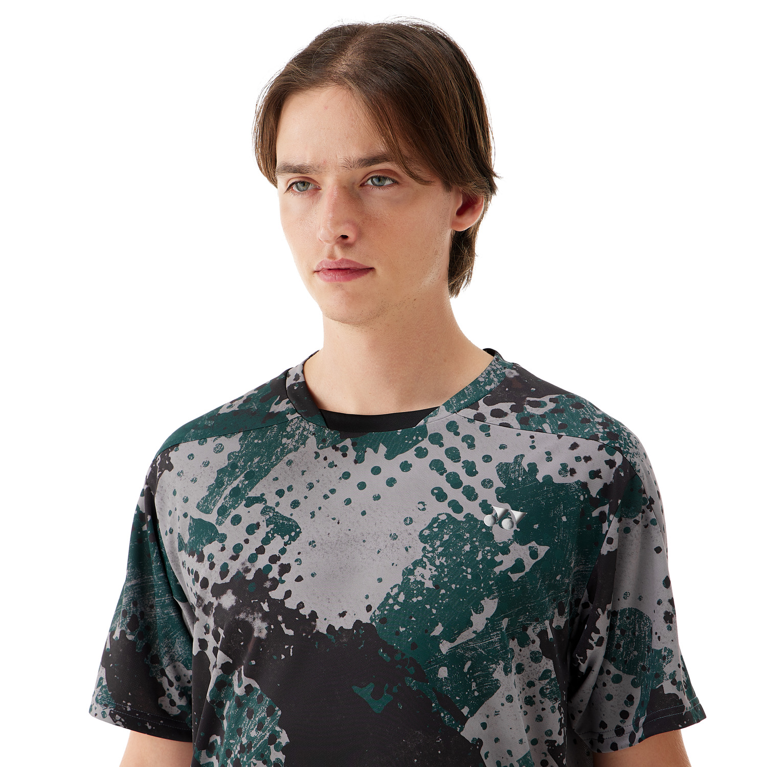 Yonex Badminton/ Tennis Sports Shirt (Fitted Style) 10683 (Made in Japan) Olive MEN'S