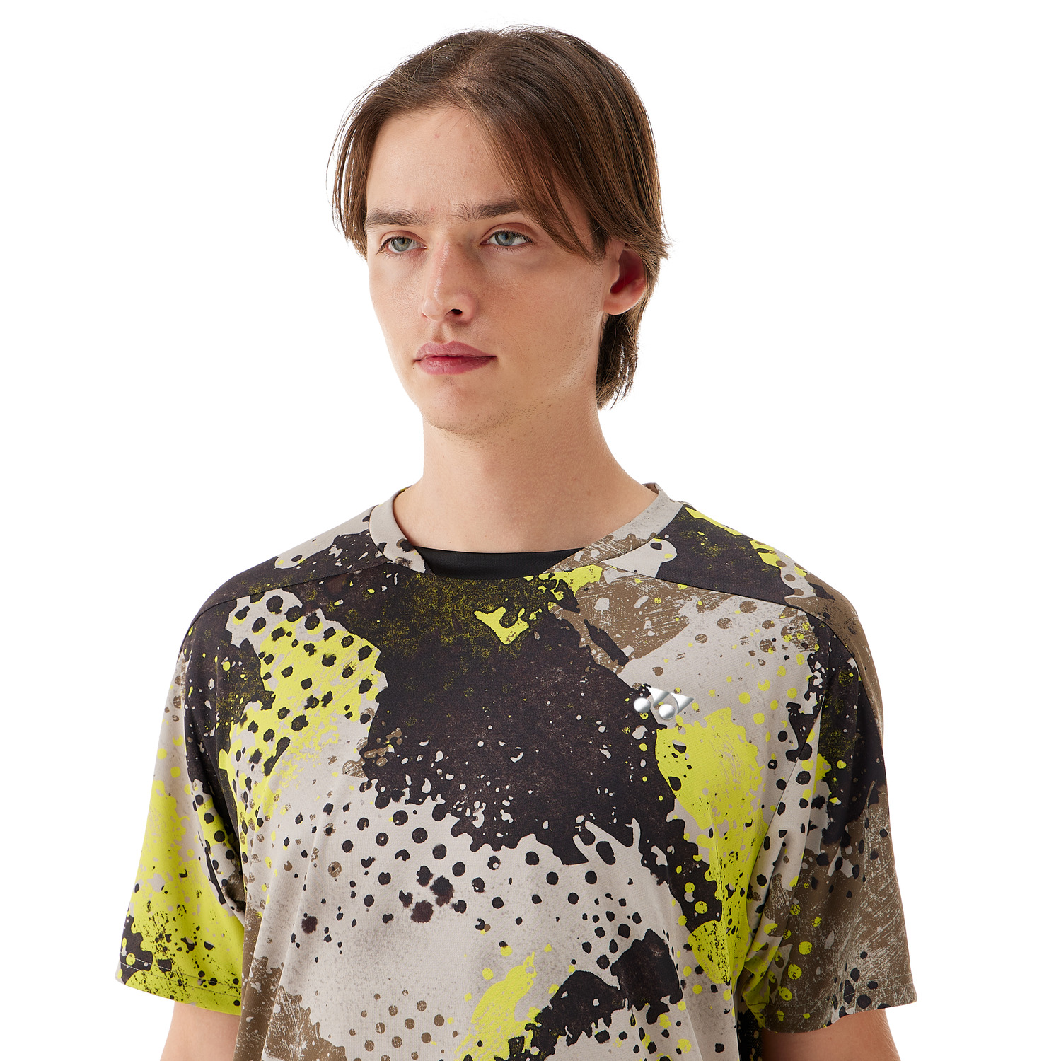 Yonex Badminton/ Tennis Sports Shirt (Fitted Style) 10683 (Made in Japan) Greige MEN'S