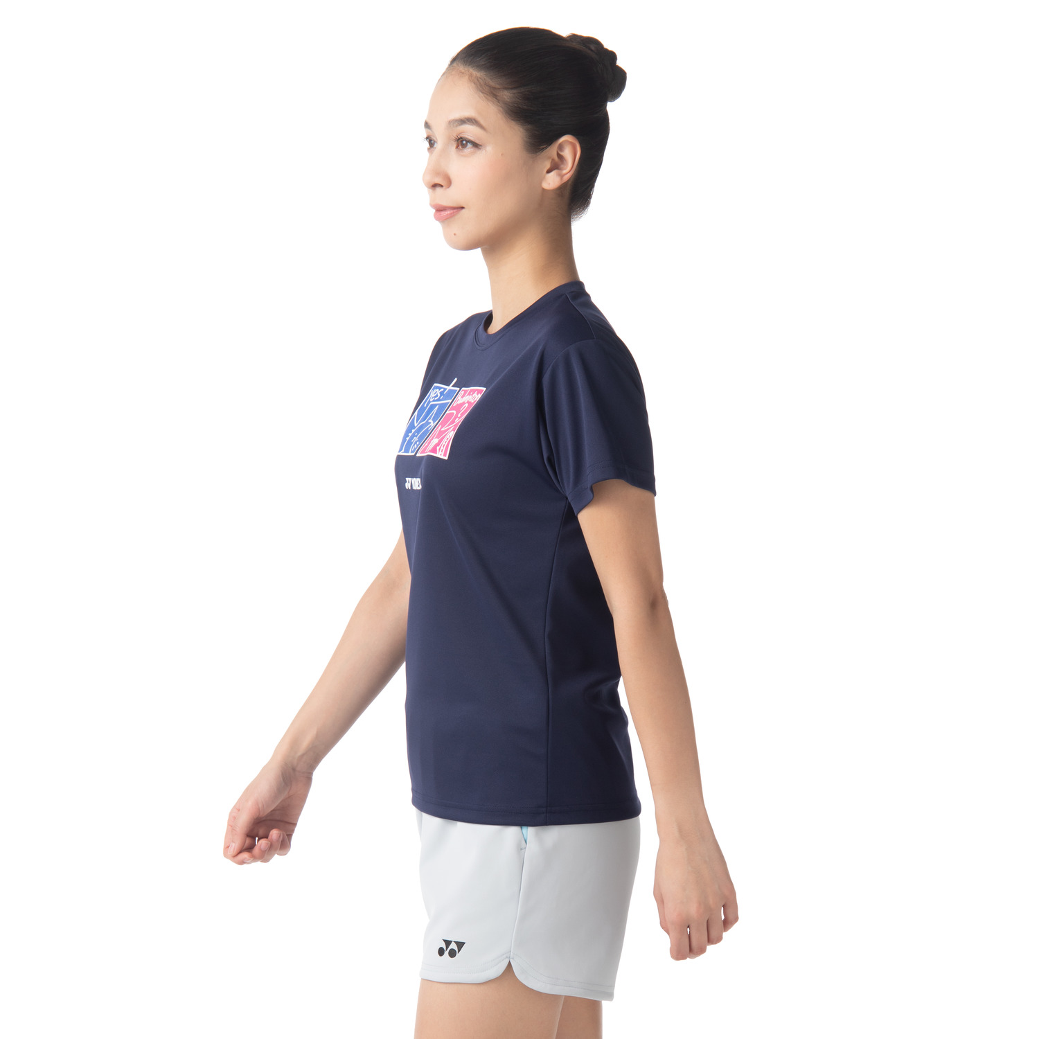 Yonex Sports Shirt 16663Y Navy/ Blue (Made in Japan) WOMEN'S
