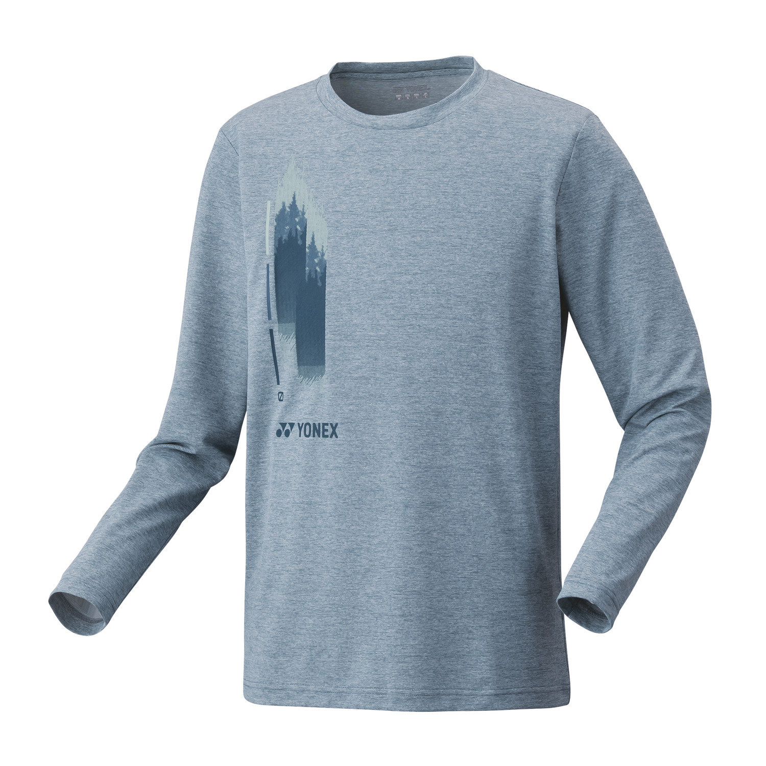 Yonex Longsleeves Sports Shirt (Fitted Style) 16805 Felt Blue UNISEX