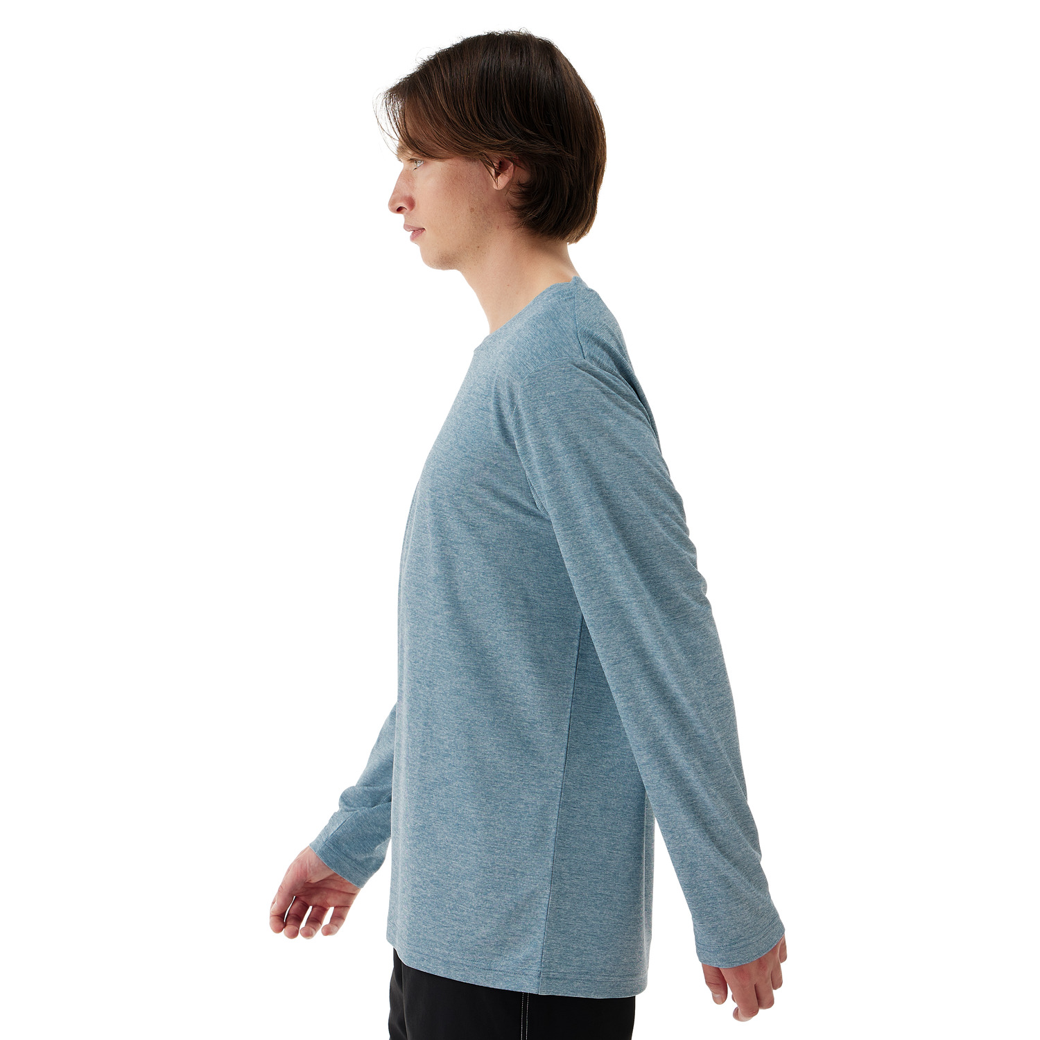Yonex Longsleeves Sports Shirt (Fitted Style) 16805 Felt Blue UNISEX