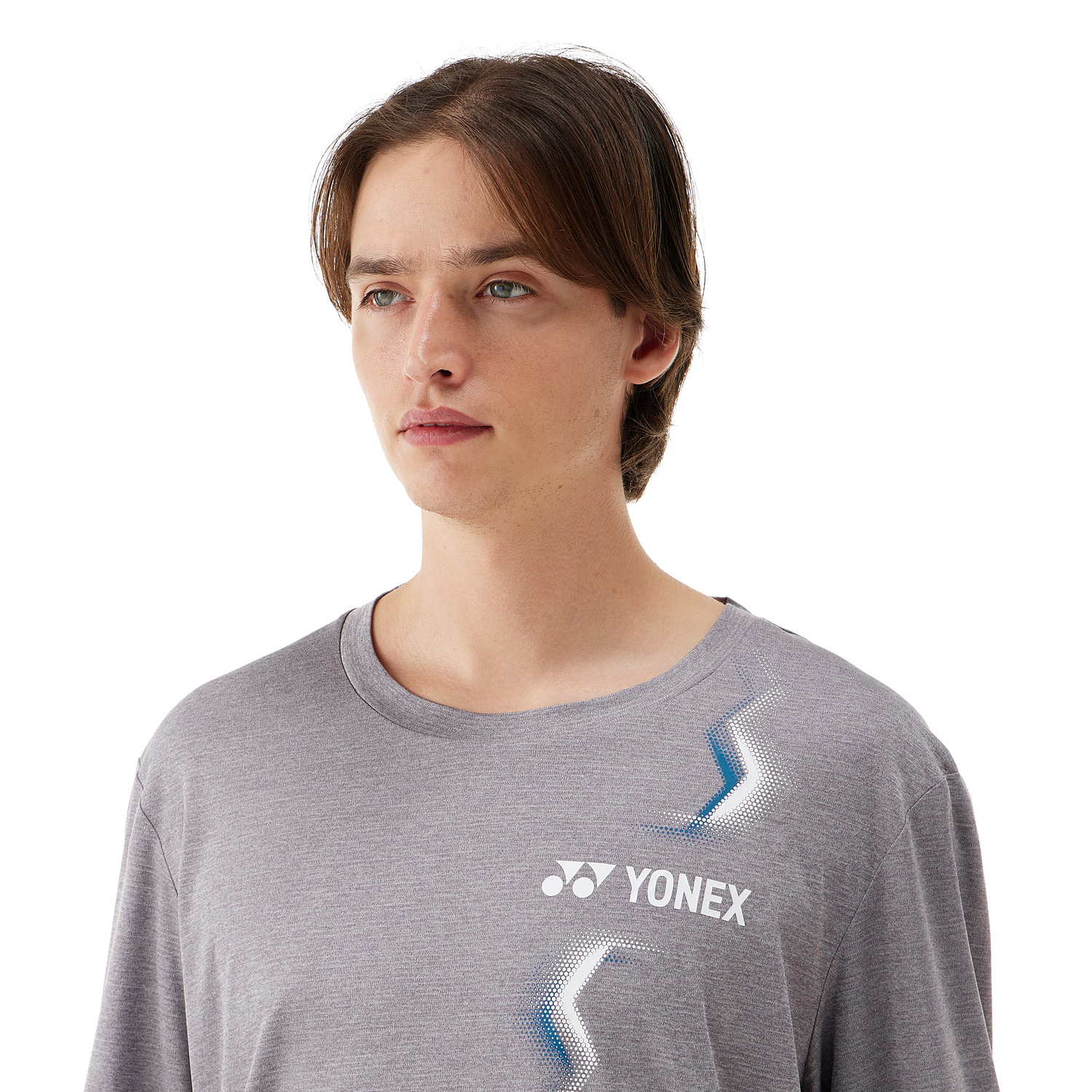 Yonex Longsleeves Sports Shirt (Fitted Style) 16807 Gray MEN'S