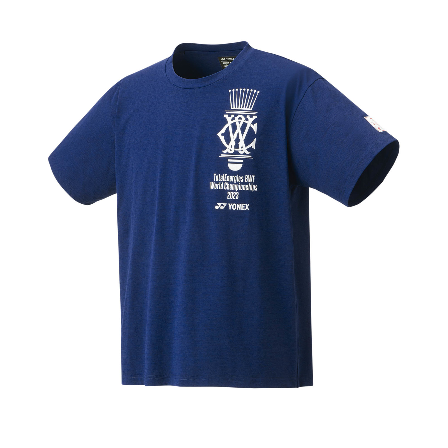 Yonex BWF 2023 World Championships Souvenir Sports Shirt YOB23190 Navy UNISEX