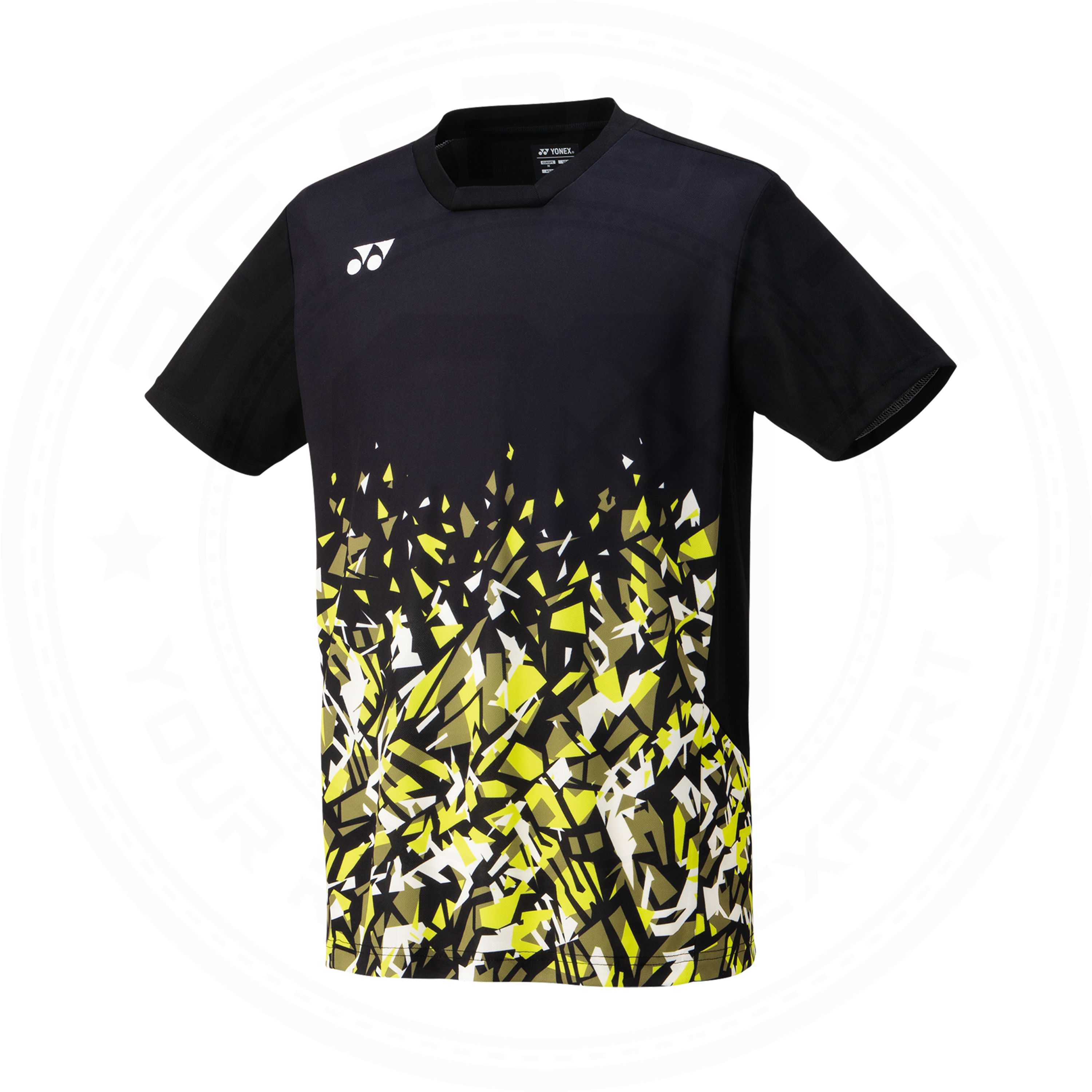 Yonex Japan National Badminton/ Sports Shirt 10551EX Black/ Yellow UNISEX (Clearance)