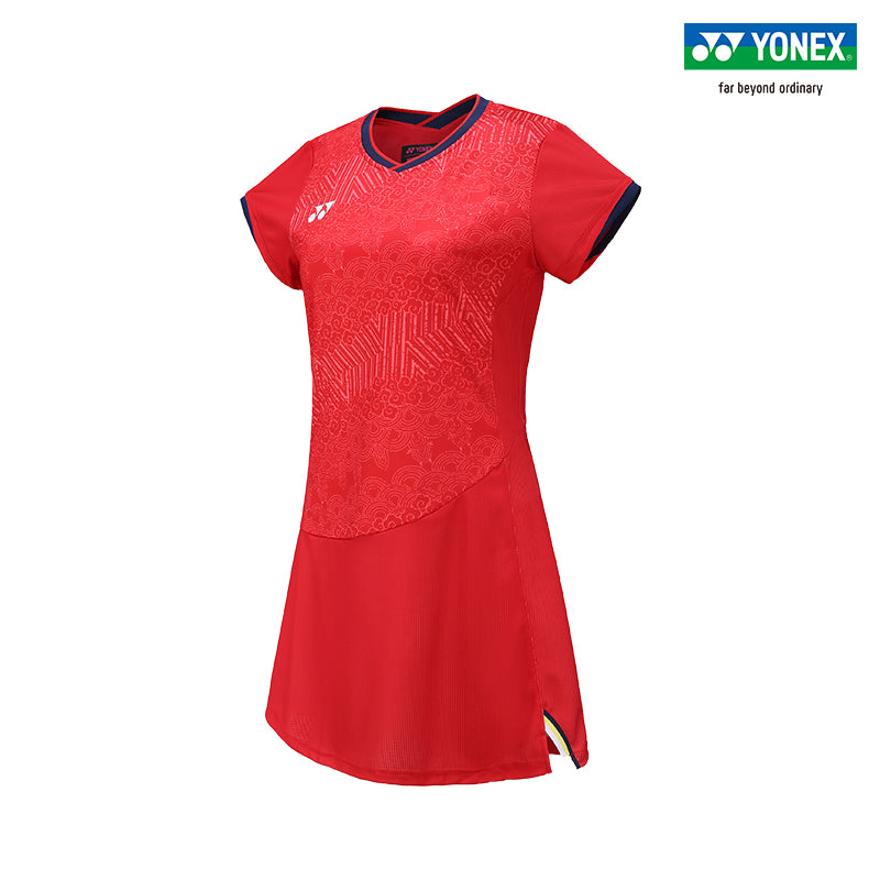 Yonex Womens Premium Sports Dress (with inner shorts) 20683 RubyRed (Clearance)