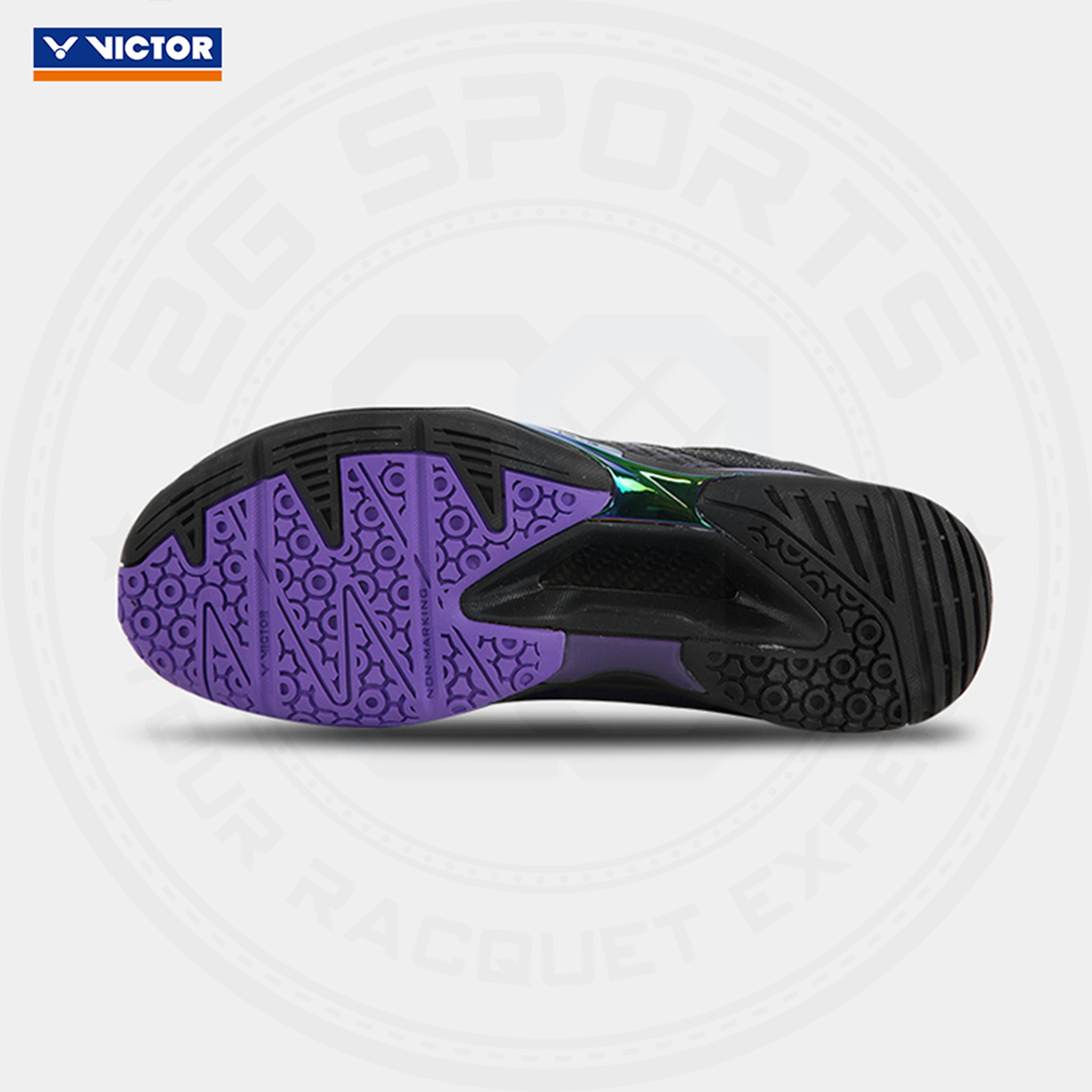 Victor X LZJ A970ACE Badminton Shoes Black/ Purple MEN'S