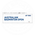 Yonex Australian Badminton Open ABO Sprots Towel YOB22362YX White Limited