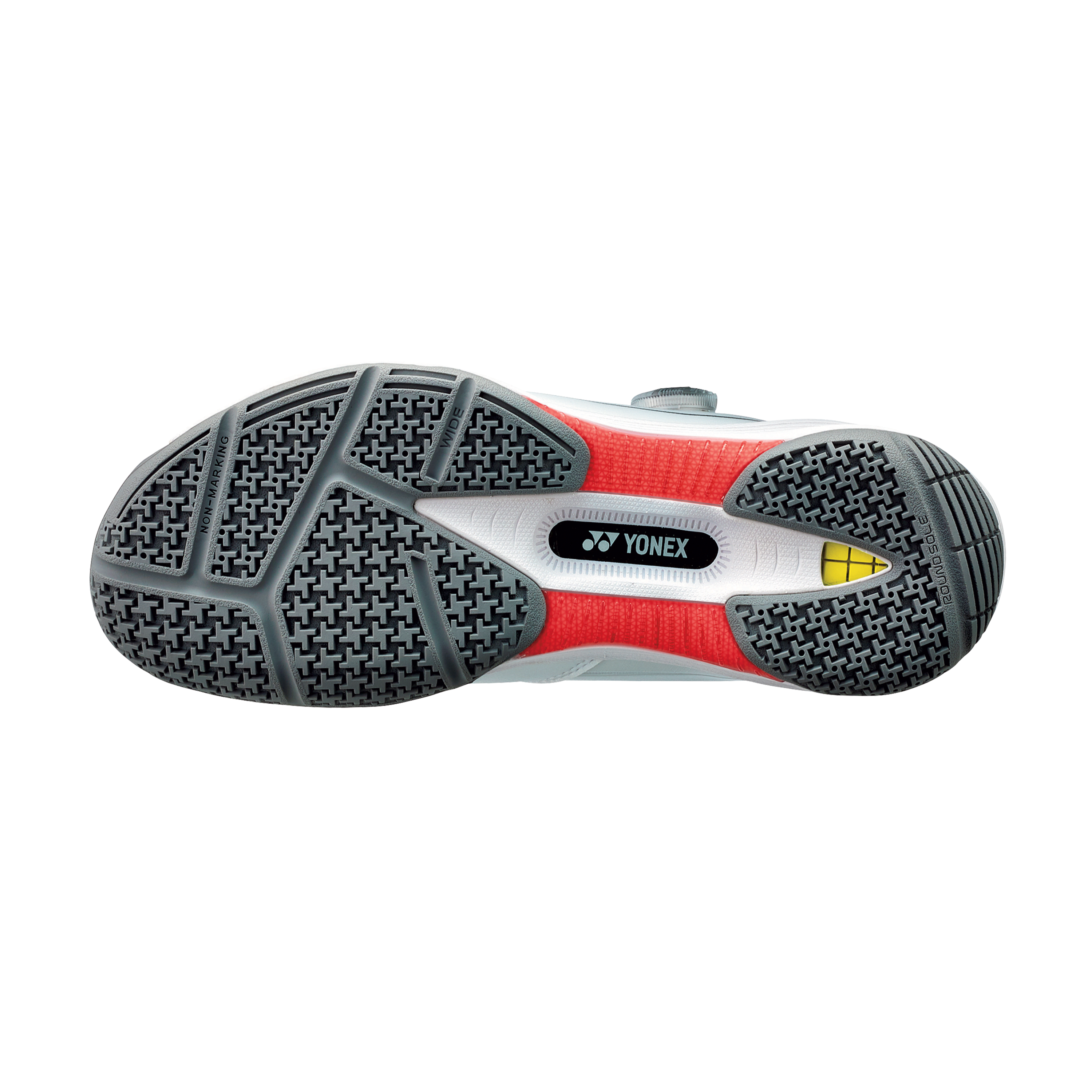Buy YONEX Dual TRU Cushion Non-Marking Badminton Shoe, White/Purple  Velvet/Bright Orchid at Amazon.in