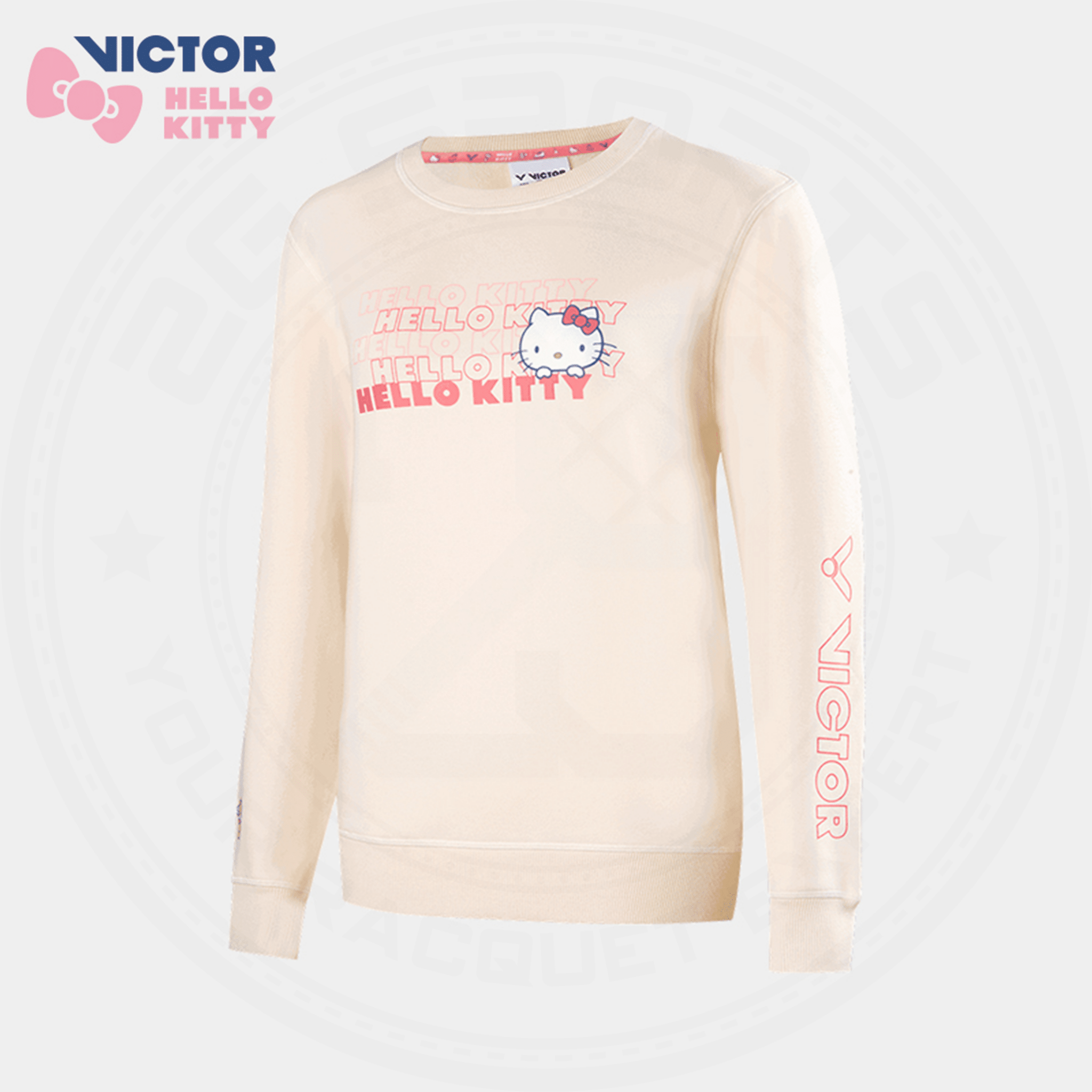 Victor X Hello Kitty T-KT204 Long Sleeves Shirt (Cream) WOMEN'S - 2G SPORTS