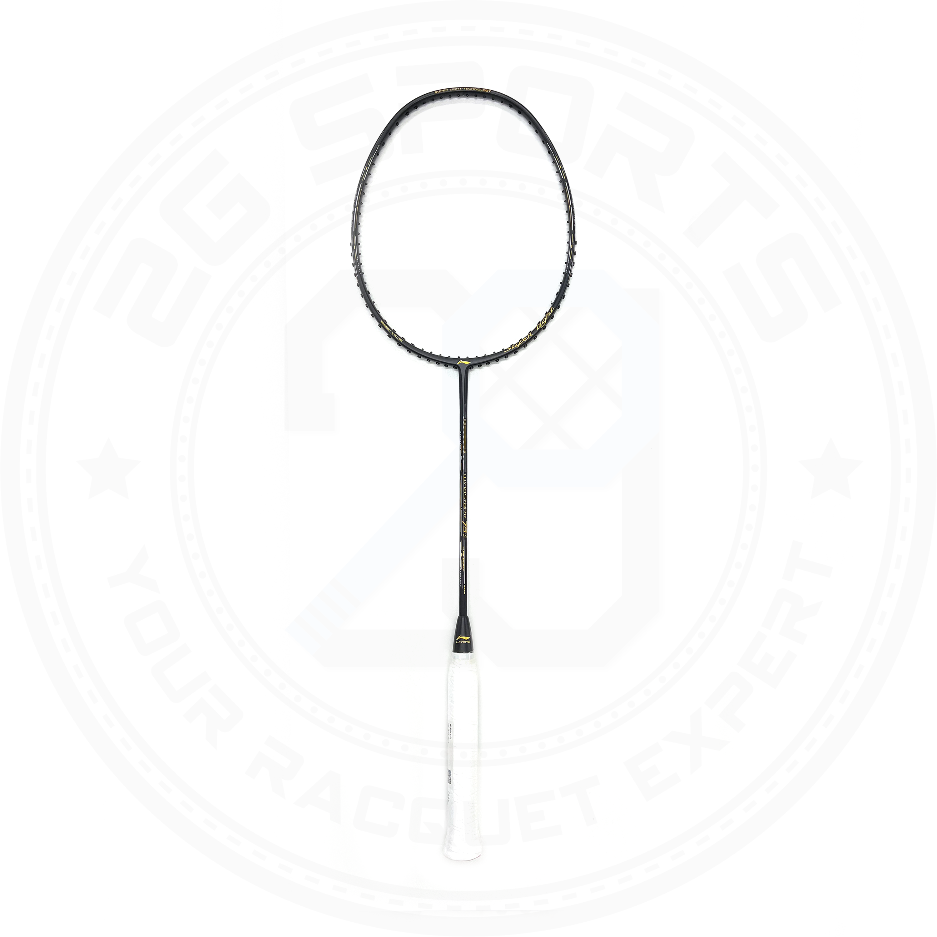 Li-Ning Windstorm 79s Lightweight Balanced Badminton Racquet Black/ Gold 5U(79g)G6